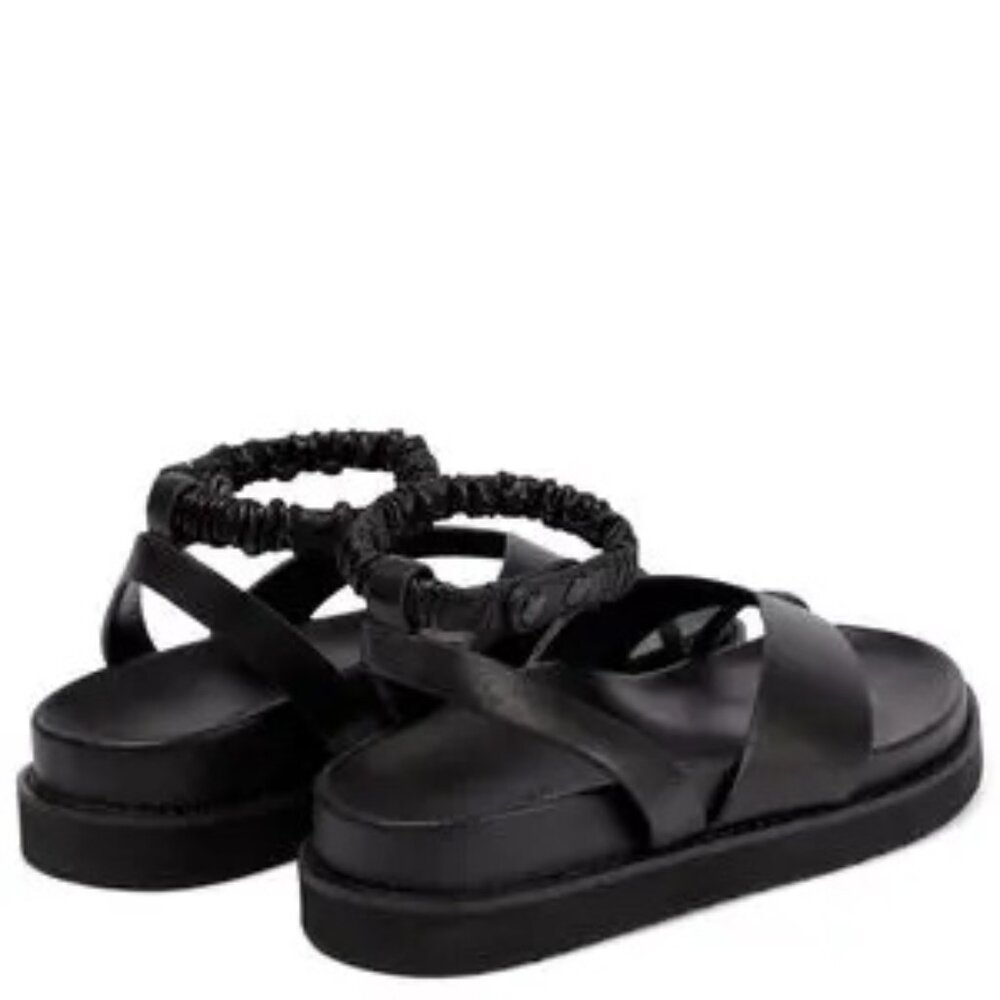 JONATHAN SIMKHAI Talie Toe Platform Leather Thong Sandals Shoes EU 38/US 8 - Picture 2 of 13